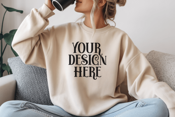 Download Gildan 18000 Sweatshirt Mockups - Sweatshirt Collection