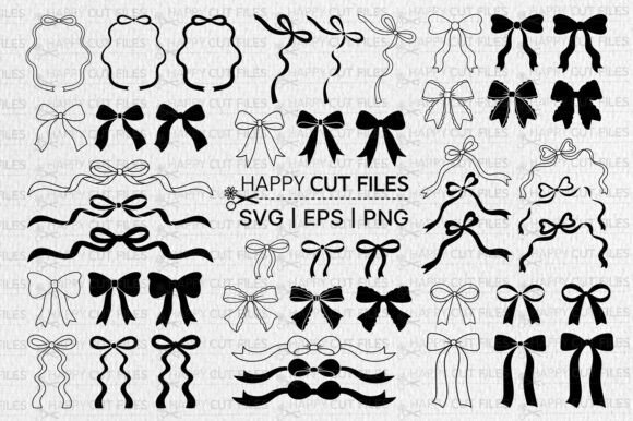 Download Coquette Bow Ribbon Frame Svg Bundle - Premium Resources