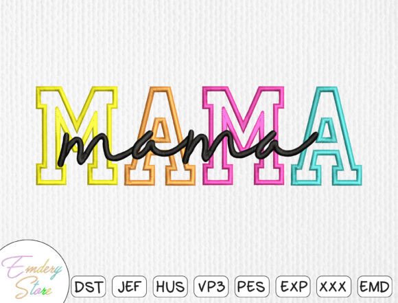 Download EMBROIDERED Mama Sweatshirt - Sweatshirt Collection